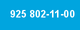 925 802-11-00